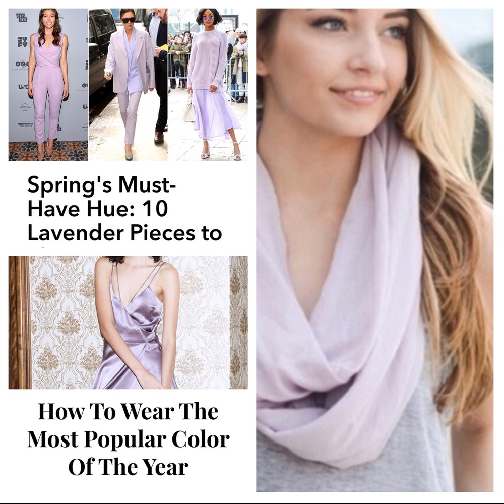 💥spring sale 25% off!💥 lavender infinity scarf